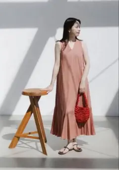 MARIHA マリハ 春の月のドレス ワンピース Ｖネック 美品 マリハ MARIHA 春の月のドレス ワンピース ロング丈 Vネック