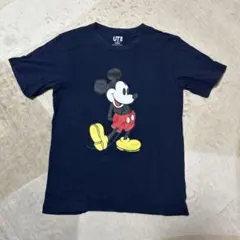 UNIQLO ミッキーマウス Tシャツ XS ネイビー