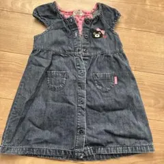 DOUBLE.B デニム ワンピース 100cm