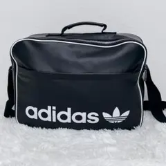 adidas アディダス レザー ボストンバッグ 2way ブラック