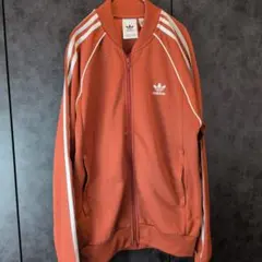 【希少色】アディダス adidasトラックジャケット オレンジ