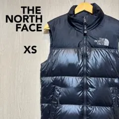 ザノースフェイス☆ダウンベスト　XＳ　ブラック　ヌプシ