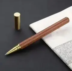 【替え芯5本付き 未使用品】ローズウッドプレミアム ボールペンセット