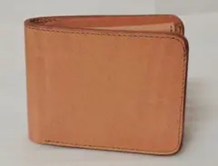 CANADA 二つ折り ショート財布 日本製 サドルレザー ヌメ革 メンズ