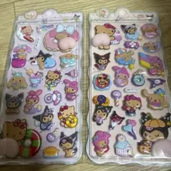 日焼けキティおしりぷにぷにシール２枚セット