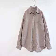 ユニクロ 千鳥格子柄 シャツ コットン ゆったり 洗える ユニセックス Lサイズ