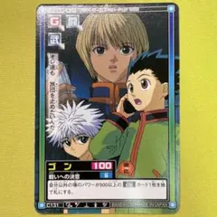 ハンターハンター カードダスハイパーバトル C131 ゴン 戦いへの決意