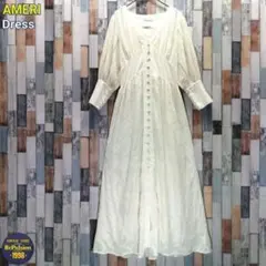 AMERI　アメリ　ワンピース　ロング丈　レース　刺繍のサムネイル