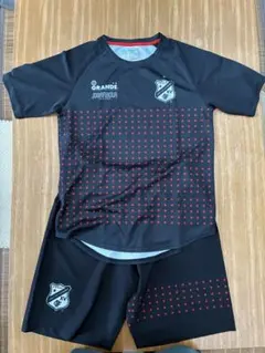 ジョガボーラグランデコラボ サッカーウェア 黒/赤 ドットパターン　Sサイズのサムネイル