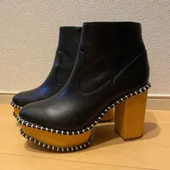 MOUSSY(マウジー) WOOD SOLE ブーツ