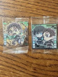 鬼滅の刃 ディフォルメシールウエハース 竈門炭治郎　時透無一郎