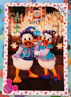 ディズニー　スペフォ　原版　『 ディズニークリスマス2009』ドナデジ　1枚