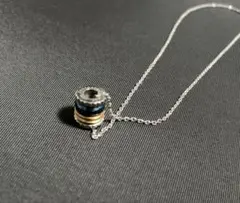 BLESS シルバー 円筒形 ネックレス