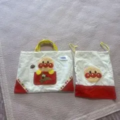 アンパンマン トートバッグと巾着バッグセット