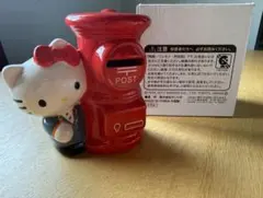 未使用 ハローキティ ポスト貯金箱 サンリオ 昭和レトロ 非売品 キティ