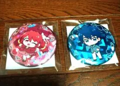★楽天コレクション「ふしぎ星の☆ふたご姫 Gyu!」D賞 缶バッジ 2点セット
