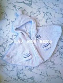 ジェラートピケ ベビー gelato pique フード付きポンチョ 80 90