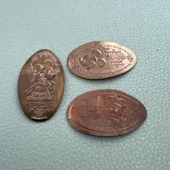 東京ディズニーランド ミッキー コイン 3枚セット