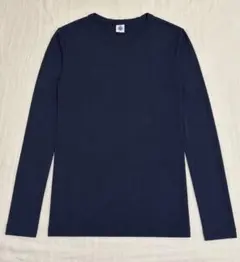 PETIT BATEAU 長袖カットソー ネイビー XSのサムネイル