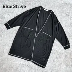 Blue Strive【M】ロングカーディガン 春夏 ブラック 羽織 カジュアルのサムネイル