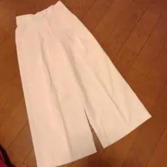 PLST リネンブレンド　ワイドパンツ XS