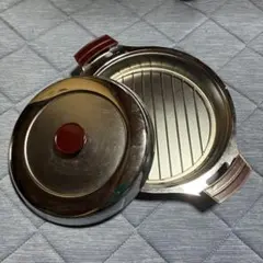 すき焼き鍋、餃子、25cm 鉄製クロームメッキ薄型なべのサムネイル