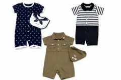 COMME CA ISM半袖ツーウェイオール　スタイセット3点50〜80