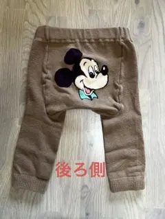 ミッキーマウス レギンス ブラウン　80〜100㎝