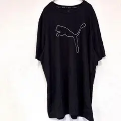 PUMA プーマ　 Tシャツ スポーツウェア　海外古着【XL】ブラック