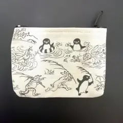 完売品　Suicaのペンギン 鳥獣戯画 ミニポーチのサムネイル