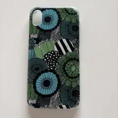 iPhoneXR 用カラフル花柄ソフトケース
