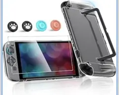 Switch 2 クリアケース ドック対応 スイッチ2 保護カバー 分体式設計