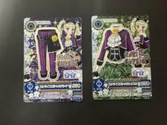 アイカツ　藤堂ユリカ　ロリゴシック　2枚セット