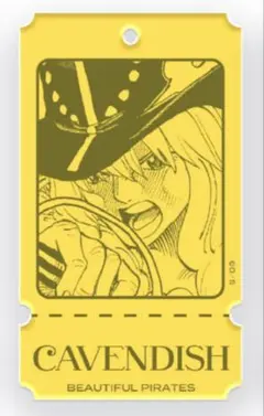 ONE PIECE BASE SHOP チケットキーリング　キャベンディッシュ