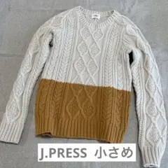 J.PRESS RED LABEL ケーブル編みニット M 小さめ
