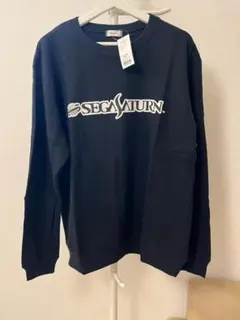 BROWNY SEGA SATURN ブラック スウェットシャツ Fサイズ