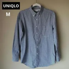 UNIQLO ギンガムチェックシャツ Mサイズ 綿100%