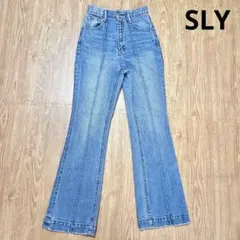 【新品未使用】 SLY フレアデニム 22 2026年最新】SLY デニム 22の人気アイテム - メルカリ