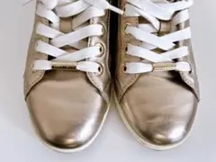 【美品】Jimmy Choo スニーカー　サイズ37 ゴールド