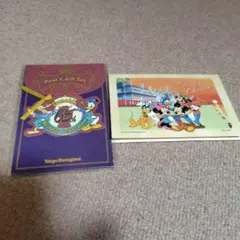 【美品】ドナルドダック 65周年記念&ディズニーキャラクタ　ポストカードセット