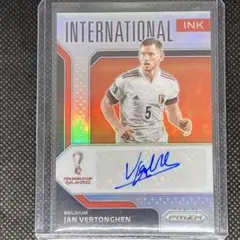 Jan Vertonghen Panini Prizm 친필 사인 25장 한정
