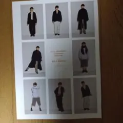 SnowMan 向井康二　両面ピンナップ1枚のみ nonno ノンノ