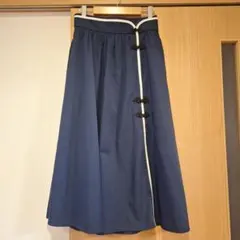 axes femme オリエンタルトラフィック チャイナ スカート ネイビー 紺