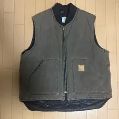 Carhartt ダック地 ベスト ブラウンのサムネイル