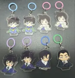 名探偵コナン ふらっとめじるしアクセサリー 〜ちぢませ隊ver.〜 8個セット