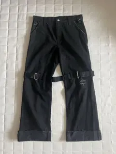 hysteric glamour ボンテージデニムパンツ　ブラックのサムネイル