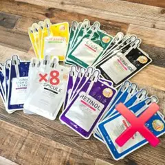 【Dcure＋ シートマスク】パック 6種 各4枚セット フェイスシートマスク