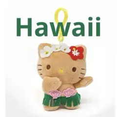 サンリオ ハローキティ 日焼け ハワイ限定 ぬいぐるみ マスコット 新品タグ付