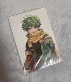 僕のヒーローアカデミア 　42巻　特典　イラストカード　緑谷出久