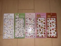 うさもちぷくぷくキャンディシール りるくまぷくぷくキャンディシール セット